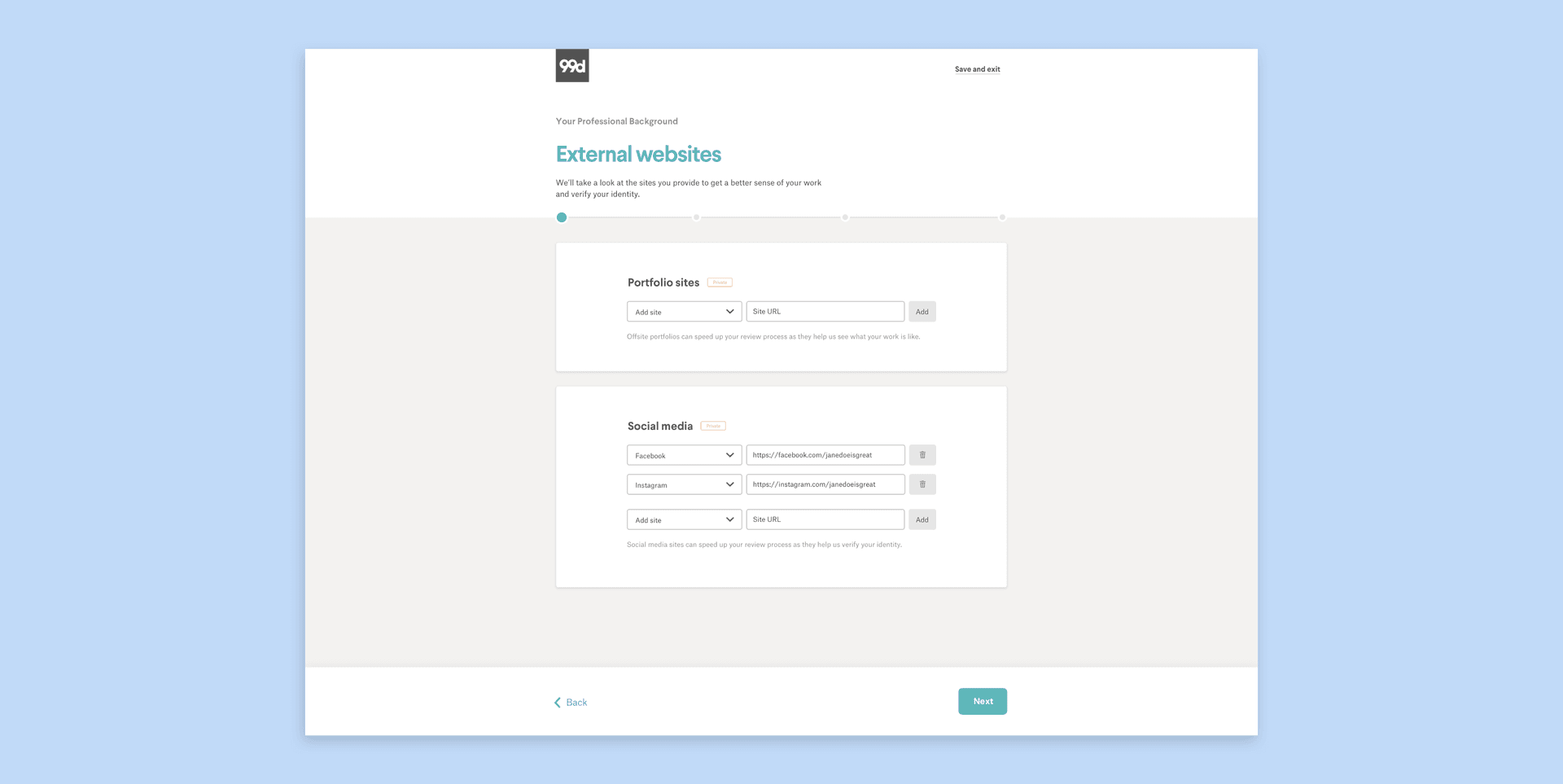 Onboarding - Splash Page