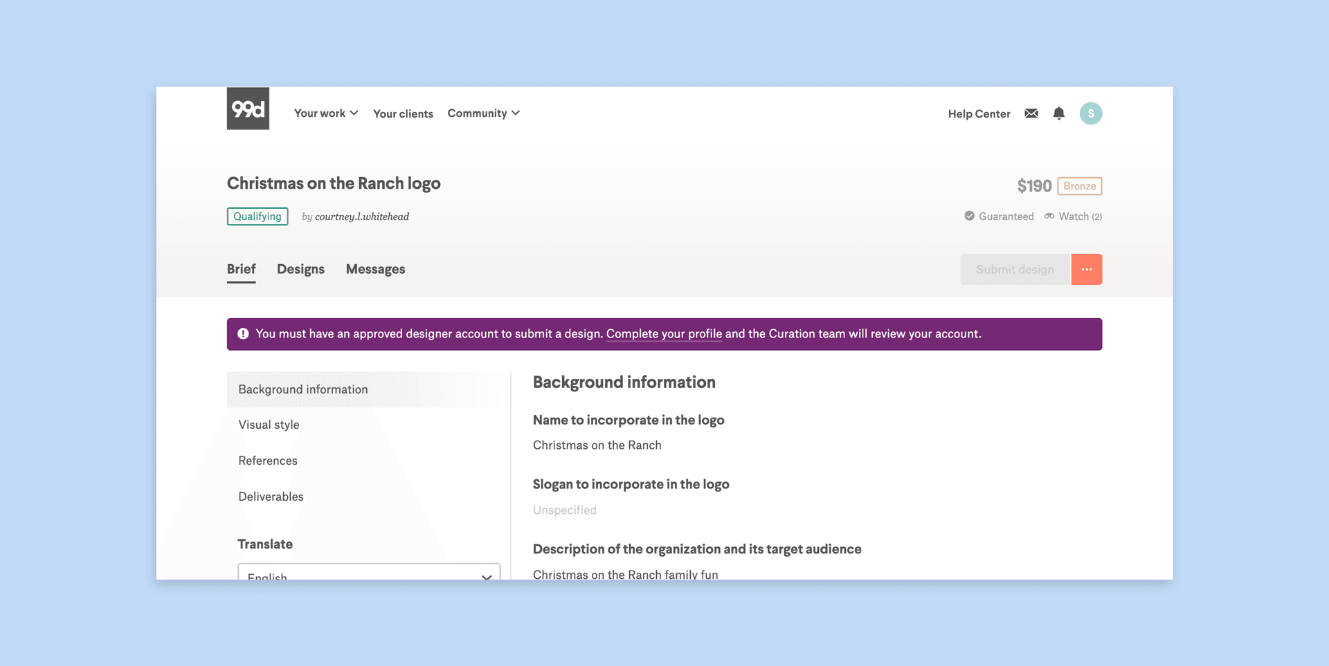 Onboarding - Alert Bar